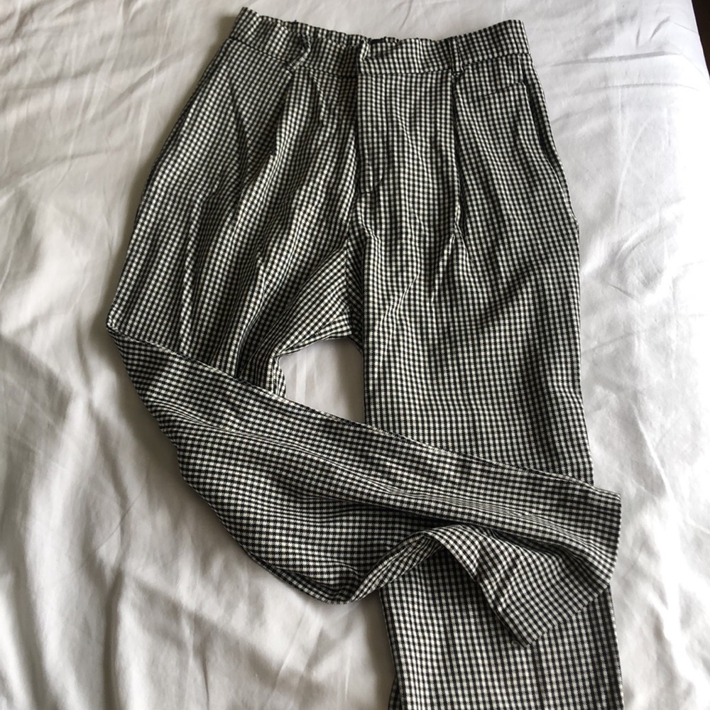 Zara checkered trousers